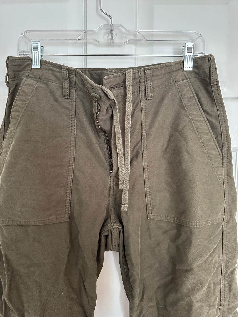 Uniqlo Utility Work Pants Olive Green Men’s Women’s Unisex - Picture 4 of 6
